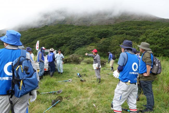 作業手順や安全行動についてリーダーから説明