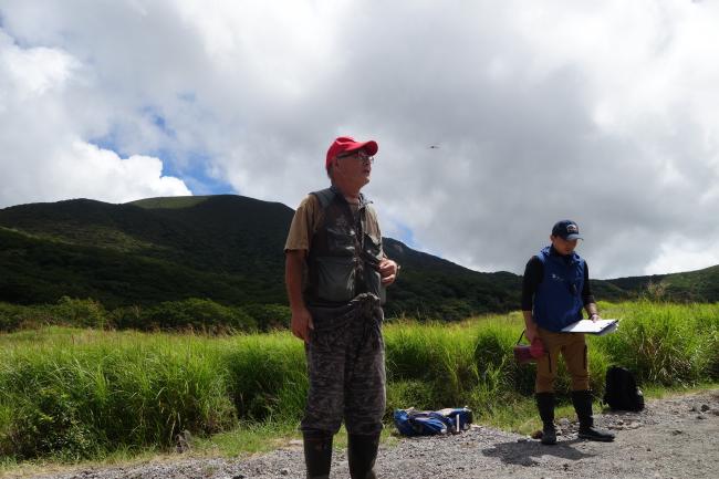 解散式で坊ガツル野焼き実行員会 弘藏会長からお礼のご挨拶