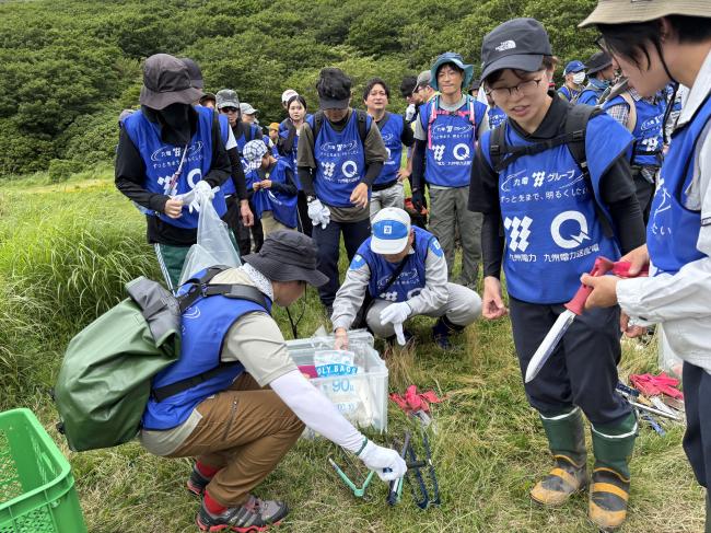 リーダー紹介のあと各班で資機材の準備します