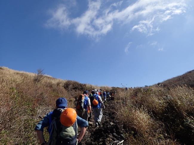 山頂まで、あとちょっと！