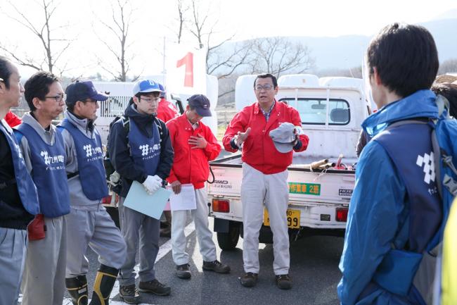 くれぐれも事故のないよう作業手順を再確認！