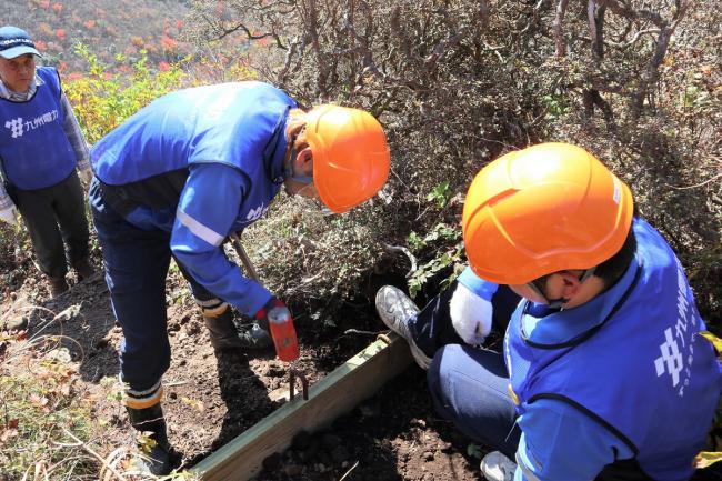 登山道の整備