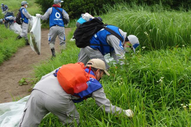 班に分かれて作業開始！