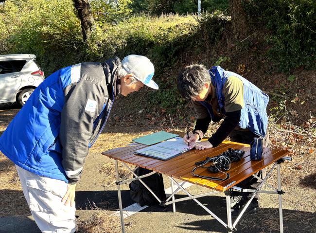受付の様子です