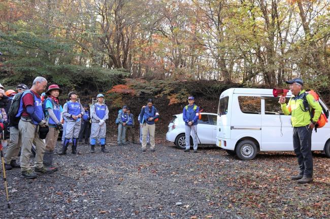 登山リーダーからは登山時のアドバイスを！