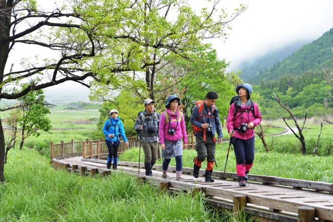 もう一方の班は長者原から出発