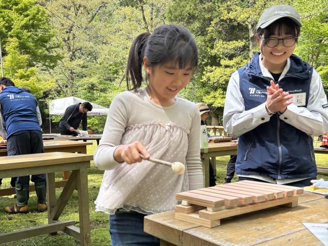 【木琴づくり】間伐材を使った木琴つくり。木の音色を発見しよう♪（無料）