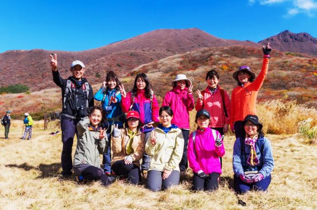 紅葉に囲まれてテンションも上がります！